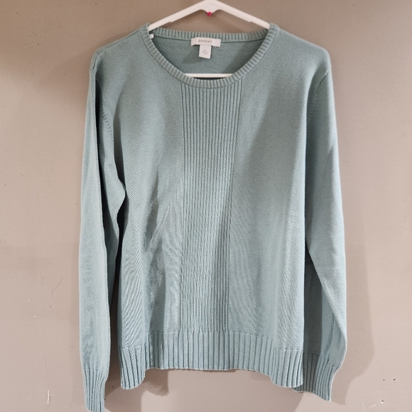 Dress Barn Sweaters - Dressbarn Light Blue Teal Cardigan Size XL